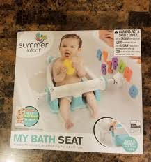 Frees mother's hands whilst bathing baby. Summer My Bath Seat Blue Walmart Com Walmart Com