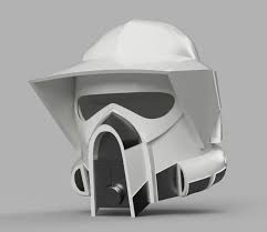 Arf Trooper Helmet Star Wars 3d Print Model Star Wars Helmet Star Wars Characters Pictures Star Wars Droids