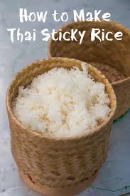 In This Recipe Learn How To Make Sticky Rice The Authentic Thai Street Food Way Make It Like This And It Will Be Perfectly Food Recipes Sticky Rice Recipes