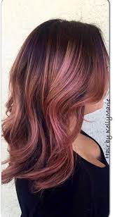 Stunning Rose Gold Hair Ideas Hair Styles Metallic Hair Metallic Hair Color