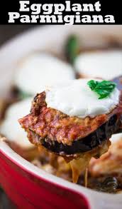 Eggplant Parmigiana Recipe The Mediterranean Dish Easy Tutorial For Eggplant Parmesan Mediterranean Dishes Mediterranean Recipes Eggplant Recipes Parmesan