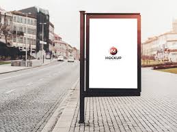 Outsource your billboard banner project and get it quickly done and delivered remotely online. Billboard Banner In Street Free Mockup Freemockup