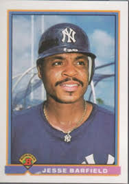 1991 Score #148 Jesse Barfield VG New York Yankees