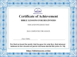 Discover massive open online courses (moocs) from great universities. Bible Lessons Online With Quizzes For Adults And Children