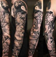 A sleeve tattoo has a unified theme. What You Should Know Before Getting A Full Sleeve Tattoo Design Body Tattoo Art