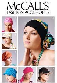 Sewing Pattern Head Wraps Pattern Head Covers Pattern Headband Pattern Hats Pattern Sz Xsm To Lrg Mccall S Sewing Pattern 6521 Head Wraps Hat Patterns To Sew Mccalls Sewing Patterns