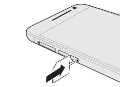 Abra la cubierta de la ranura con el pulgar u otro dedo. Htc One A9 Nano Sim Card Htc Support Htc United States