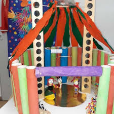 Pin Von Barbara Werren Auf Klopapierrollen Zirkuszelt Zirkus Basteln