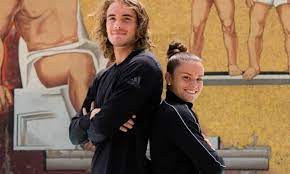 Maria sakkari signs camera showing her love for greece. Stefanos Tsitsipas And Maria Sakkari Are Ready To Represent Greece In The Olympics Greek City Times Swiftheadline