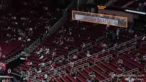 veritable rockets seating chart with rows toyota center