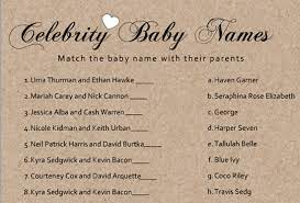 Published on july 5, 2015. Free Printable Celebrity Baby Name Game