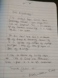 I am sitting here right now looking at a page of my writing from last night. My Highly Stylized Read Illegible Handwriting Analysis Appreciated Graphology