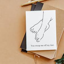 You Sweep Me Off My Feet - Printable Card
