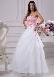Hot Pink And White Wedding Dresses Pink Wedding Dresses Ball Gown Wedding Dress Ball Gowns Wedding