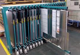 Our sheet metal racks free up 40 to 60% of your current storage footprint when switching from older cantilever racks or pallet racking. Metal Sheet Rack Vertical Eurostorage Storage Sheets And Profiles