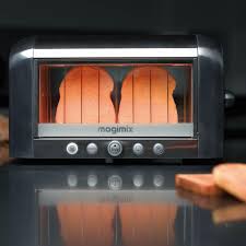 Magimix Toaster Grille Pain Electrique Vision Inox Brosse Et Poli Brillant La Casserolerie