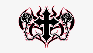 Attractive dragon with cross tattoo on right half sleeve by jackie rabbit. Tribal Cross Tattoos Tattoo Templates Popular Tattoos Tribal Cross Logo Png Png Image Transparent Png Free Download On Seekpng