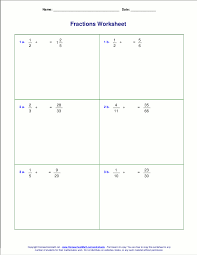 Worksheets For Fraction Addition