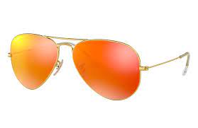 Ray Ban Aviator Flash Lenses Rb3025 Gold Metal Orange Lenses 0rb3025112 6962 Ray Ban Usa 52 x 62 mm deze. check out the aviator flash lenses at ray ban com