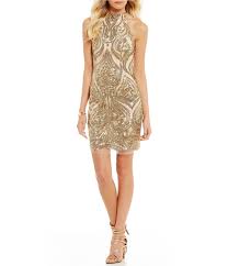 B Darlin Sequin Swirlpattern Sheath Dress Dillards Dresses Holiday Skirt Outfits Evening Dresses 2017