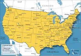 Stati uniti d'america,washington,new york ,los angeles, chicago ,houston, san francisco,philadelphia, dallas,miami, las vegas,detroit washington washington è la capitale degli stati uniti d'america. Cartina Stati Uniti Territorio Geografia Dell America Speciale Usa