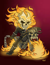 Ghost Rider Chibi On Behance Ghost Rider Marvel Chibi Marvel Ghost Rider Tattoo