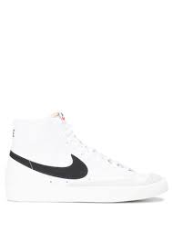 Nike Blazer Mid 77 Vintage En Cuir White Black Nike Homme Place Des Tendances Black Blazer Cuir Des Homme Mid Nike In 2020 Nike Blazer Sneakers Nike Nike