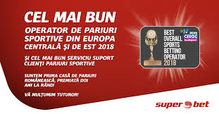 36446625, număr de înregistrare pariuri sportive superbet verificare bilet c75273; Superbet Desemnat Pentru Al Doilea An Consecutiv Cel Mai Bun Operator De Pariuri Sportive Offline Èi Online Din Europa CentralÄ Èi De Est