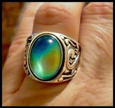 Mood Ring Sterling Silver Man Or Ladies Mood Color Chart