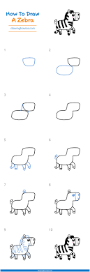 To turn this drawing lesson into a successful experience, just take your time, study this character carefully and. How To Draw A Zebra Step By Step Easy Drawing Guides Drawing Howtos