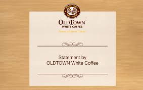 At oldtown white coffee indonesia, we offer position at our corporate offices, as well as in all our f&b outlets across the country. Statement On Ownership Of Oldtown White Coffee Oldtown White Coffee