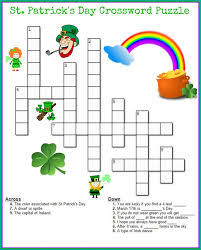 Download your favorite crossword puzzle and start playing. St Patricks Day Puzzles Best Coloring Pages For Kids