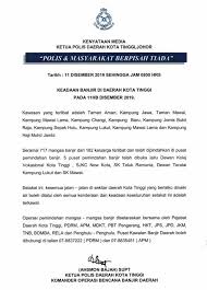 Komander operasi bencana daerah ialah. Facebook