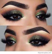 green eye makeup for brown eyes