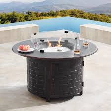 Mensi stainless steel fire ring burner valve assembly kit replacement parts for propane gas fire pit, outdoor fireplaces 90000 btu 4.8 out of 5 stars 21 $146.80 $ 146. Oakland Living Propane Fire Table 44 In W 55000 Btu Copper Portable Tabletop Aluminum Propane Gas Fire Table Lowes Com In 2021 Propane Fire Pit Table Round Propane Fire Pit Gas Firepit
