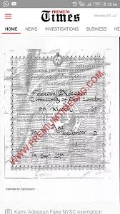 The national youth service corps was created in 1973. Nysc Certificate Signed By Bomoi In March 2009 But Left In January 2009 Nysc Nigeria