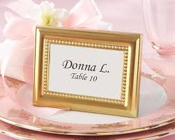 Gold Picture Frames Place Card Holders Wedding Favors Etsy Place Card Holders Wedding Wedding Frames Wedding Card Holder