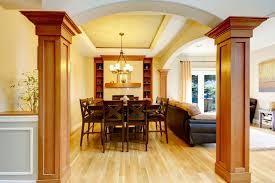 Maybe single wrapped pillars out. 7 Ideas For Wooden Column Interior Design In Your Home Turntech Blog