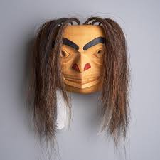 George Pennier (Salish) is known for the refinement and intricate detail of  his work. Though he is largely self-taught, he attended a carving and  design class in 1980 offered by Tony Hunt,