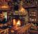 Romantic Cabin Fireplace