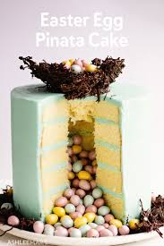 If you have any of the same thoughts, let me assure you that this is quite fast and while you. Easter Egg Pinata Cake With Chocolate Nest Recipe And Video Ashlee Marie Real Fun With Real Food