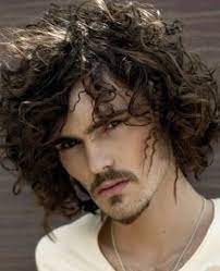 2013 Curly Men Hairstyle With Small Curs And Long Curly Bangs Png Curly Hair Men Long Hair Styles Men Hair Styles