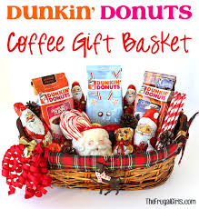 Dunkin Donuts Coffee Gift Basket The Frugal Girls Coffee Gift Basket Coffee Lover Gifts Basket Themed Gift Baskets