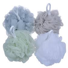 Professional colorful promotional cheap puff bath sponge shower bath puff. Shower Loofah Sponge Pouf 4 Packs 60g Large Bath Pouf Puff Shower Mesh Loofah Sponge Mesh Shower Pouf Walmart Com Walmart Com