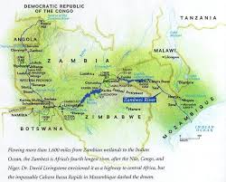 Tales of the great river (part 1). Zambezi River Map Zambezi Zambezi River Map