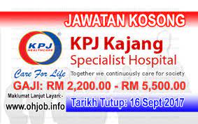 Permohonan skim pinjaman mikro kredit sejahtera… permohonan upu online 2021/2022 universiti awam politeknik… calon peperiksaan spm/stpm/setaraf diminta buat… Jawatan Kosong Kpj Kajang Specialist Hospital 16 September 2017 Kerja Kosong Kpj Kajang Specialist Hospital Septembe Life Care Hospital Healthcare Industry