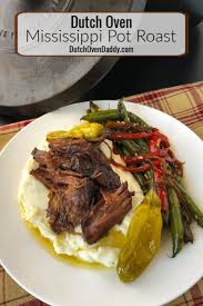 Add the halved onions to the pot, browning them on. Dutch Oven Mississippi Pot Roast Dutch Oven Daddy