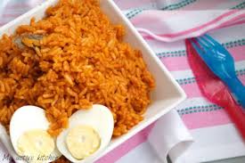 Nigerian rice sometimes served in palm leaves. Vegetarian Jollof Rice My Active Kitchen