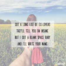 Taylor swift is saying in the song that she used have a blank space in her heart for a guy who would treat her right and not cheat on her like the other guys did. Taylor Swift 1989 Blank Space 5 By Lesmizlover On Deviantart