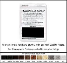 details about samson med brown hair building fibers 300gr best concealer in the world